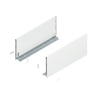 Bok szuflady LEGRABOX,  wysokość F (241 mm),  dł.=550 mm,  lewy/prawy,  do     LEGRABOX pure+jedwabiście biały mat*P/U: 1/5 (770F5502S)   BLUM