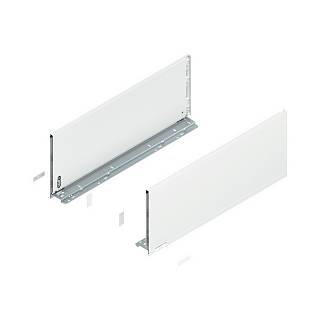 Bok szuflady LEGRABOX,  wysokość F (241 mm),  dł.=600 mm,  lewy/prawy,  do     LEGRABOX pure+jedwabiście biały mat*P/U: 1/3 (770F6002S)   BLUM