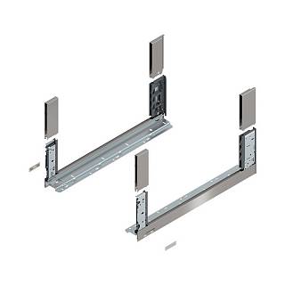 Bok szuflady LEGRABOX,  wysokość C (177 mm),  dł.=550 mm,  lewy/prawy,  do     LEGRABOX free+inox-szczotk.-lakier.*P/U: 1/5 (780C5502I)   BLUM