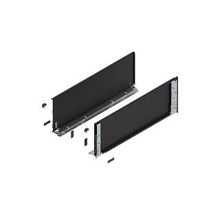Bok szuflady LEGRABOX (wewnętrzny),  wysokość F (241 mm),  dł.=650 mm,      lewy/prawy,  do LEGRABOX pure+czarny mat*P/U: 1/3 (770F6501S)   BLUM