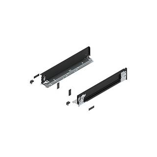 Bok szuflady LEGRABOX (wewnętrzny),  wysokość M (90.5 mm),  dł.=450 mm,      lewy/prawy,  do LEGRABOX pure+czarny mat*P/U: 1/5 (770M4501S)   BLUM