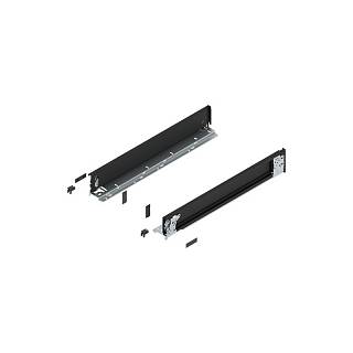 Bok szuflady LEGRABOX (wewnętrzny),  wysokość M (90.5 mm),  dł.=550 mm,      lewy/prawy,  do LEGRABOX pure+czarny mat*P/U: 1/5 (770M5501S)   BLUM