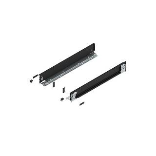 Bok szuflady LEGRABOX (wewnętrzny),  wysokość M (90.5 mm),  dł.=600 mm,      lewy/prawy,  do LEGRABOX pure+czarny mat*P/U: 1/3 (770M6001S)   BLUM