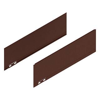 LEGRABOX Element dekoracyjny wys. K (128.5 mm) dł.=400 mm prawy+lewy+noble rust*P/U: 10 (770K400AS) BLUM