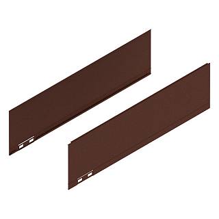 LEGRABOX Element dekoracyjny wys. K (128.5 mm) dł.=450 mm prawy+lewy+noble rust*P/U: 10 (770K450AS) BLUM