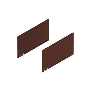 LEGRABOX Element dekoracyjny,  wysokość F (241 mm),  dł.=400 mm,      prawy+lewy+noble rust*P/U: 10 (770F400AS)   BLUM