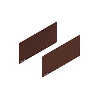 LEGRABOX Element dekoracyjny,  wysokość F (241 mm),  dł.=500 mm,      prawy+lewy+noble rust*P/U: 10 (770F500AS)   BLUM