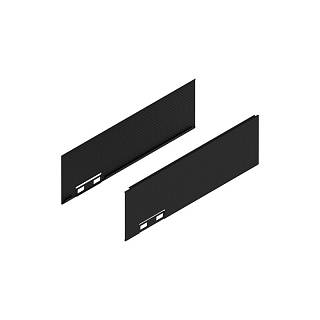 LEGRABOX Element dekoracyjny,  wysokość M (90.5 mm),  dł.=270 mm,      prawy+lewy+czarny carb./carb.look*P/U: 20 (770M270ASGC)   BLUM