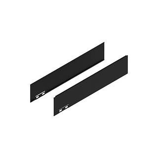 LEGRABOX Element dekoracyjny,  wysokość M (90.5 mm),  dł.=400 mm,      prawy+lewy+czarny carb./carb.look*P/U: 20 (770M400ASGC)   BLUM