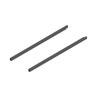 Reling podłużny MERIVOBOX ,  dł.=600 mm,  lewy/prawy+antracyt mat*P/U: 44 (ZR4.600RS.E)   BLUM