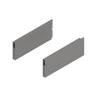 MERIVOBOX BOXCAP,  dł.=270 mm,  wysokość E,  lewy/prawy+szary indium     mat*P/U: 10 (ZL4.270S.E)   BLUM
