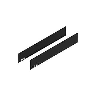 LEGRABOX Element dekoracyjny,  wysokość M (90.5 mm),  dł.=500 mm,      prawy+lewy+czarny carb./carb.look*P/U: 20 (770M500ASGC)   BLUM