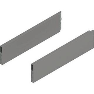 MERIVOBOX BOXCAP,  dł.=400 mm,  wysokość E,  lewy/prawy+szary indium     mat*P/U: 10 (ZL4.400S.E)   BLUM