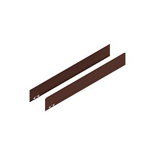 LEGRABOX Element dekoracyjny,  wysokość M (90.5 mm),  dł.=650 mm,      prawy+lewy+noble rust*P/U: 20 (770M650AS)   BLUM