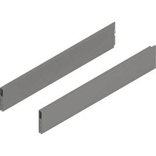 MERIVOBOX BOXCAP,  dł.=600 mm,  wysokość E,  lewy/prawy+szary indium     mat*P/U: 10 (ZL4.600S.E)   BLUM