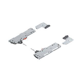 Zestaw TIP-ON BLUMOTION do LEGRABOX/MOVENTO,  Typ L3,  dł. NL=350-750 mm,  waga=15-40 kg,  prawy+lewy,  R7037 ciemnoszara*P/U: 1/20 (T60L7540) BLUM