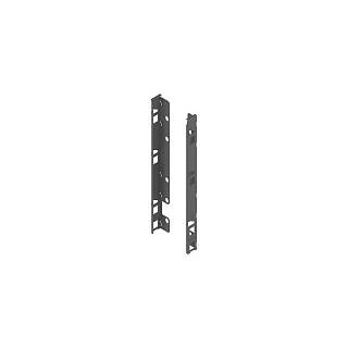 Uchwyt drewnianej ścianki tylnej LEGRABOX,  wys. F (257 mm),      prawy+lewy+antracyt mat*P/U: 25 (ZB7F000S)   BLUM