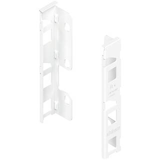 Uchwyt drewnianej ścianki tylnej LEGRABOX,  wys. K (144 mm),      prawy+lewy+jedwabiście biały mat*P/U: 25 (ZB7K000S)   BLUM