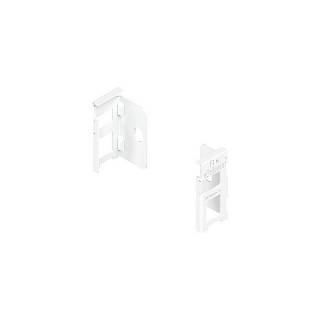 Uchwyt drewnianej ścianki tylnej LEGRABOX,  wys. N (80 mm),      prawy+lewy+jedwabiście biały mat*P/U: 25 (ZB7N000S)   BLUM