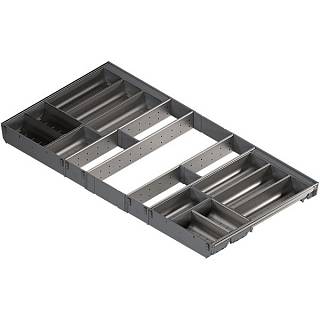 ORGA-LINE wkład z pojemnikami (cał. wypełnienie)do szuf.TANDEMBOXdł.NL=500 mm szer. korpusu KB=1000 mm+i nox*P/U: 1 (ZSI.10VEI6) BLUM