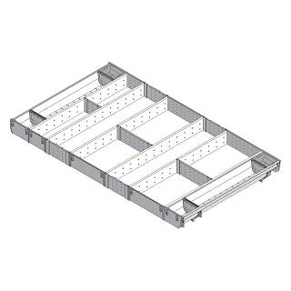 ORGA-LINE wkład kombi (cał. wypełnienie)do szuf.TANDEMBOXdł.NL=550 mm szer. korpusu KB=1000 mm+inox*P/U: 1 (ZSI.10VUI7) BLUM