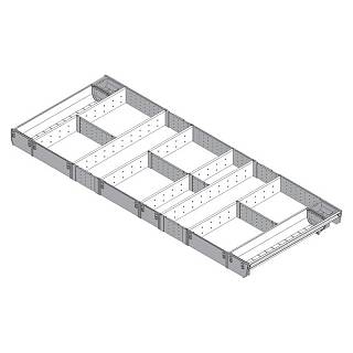 ORGA-LINE wkład kombi (cał. wypełnienie)do szuf.TANDEMBOXdł.NL=450 mm szer. korpusu KB=1200 mm+inox*P/U: 1 (ZSI.12VUI4) BLUM