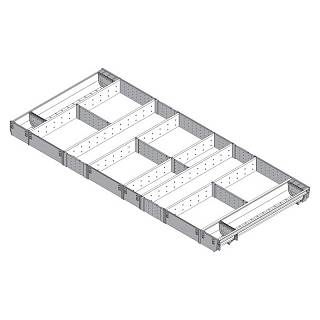 ORGA-LINE wkład kombi (cał. wypełnienie)do szuf.TANDEMBOXdł.NL=500 mm szer. korpusu KB=1200 mm+inox*P/U: 1 (ZSI.12VUI6) BLUM