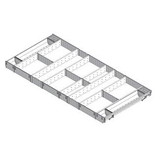 ORGA-LINE wkład kombi (cał. wypełnienie)do szuf.TANDEMBOXdł.NL=550 mm szer. korpusu KB=1200 mm+inox*P/U: 1 (ZSI.12VUI7) BLUM