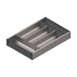 ORGA-LINE wkład z pojemnikami (częściowe wypełnienie),  szuflada standardowa TANDEMBOX,  dł. NL=450 мм,  szer. 282 мм,  SPACE CORNER+inox*P/U: 1 (ZSI.450B