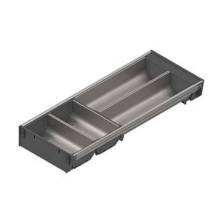 ORGA-LINE wkład z pojemnikami (częściowe wypełnienie),  do szuflady standardowej TANDEMBOX,  dł. NL=500 mm,  szer.=192 mm+inox*P/U: 1 (ZSI.500BI2N) BLUM