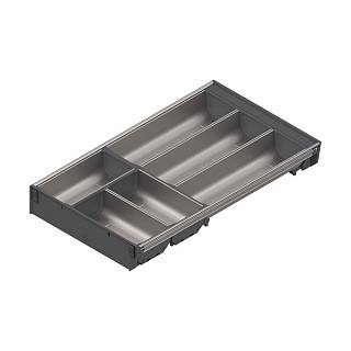 ORGA-LINE wkład z pojemnikami,  Szuflada TANDEMBOX,  dł. 500 мм,  KB 800 мм,  szer. 280 мм+inox*P/U: 1 (ZSI.500BI3) BLUM