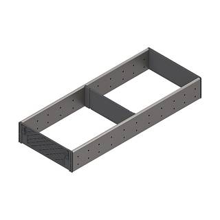 ORGA-LINE wkład z przegródkami,  Szuflada TANDEMBOX,  dł. 500 мм,  KB 1200 мм,  szer. 194 мм+inox*P/U: 1 (ZSI.500FI2N) BLUM