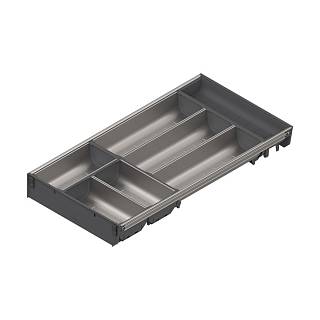 ORGA-LINE wkład z pojemnikami,  Szuflada TANDEMBOX,  dł. 550 мм,  KB 800 мм,  szer. 280 мм+inox*P/U: 1 (ZSI.550BI3) BLUM