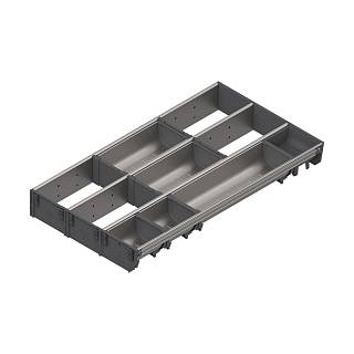 ORGA-LINE wkład kombi (częściowe wypełnienie),  do szuflady standardowej     TANDEMBOX,  dł. NL=550 mm,  szer.=297 mm+inox*P/U: 1 (ZSI.550MI3)   BLUM