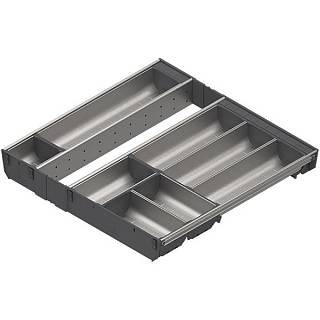 ORGA-LINE wkład z pojemnikami (cał. wypełnienie)do szuf.TANDEMBOXdł.NL=500 mm szer. korpusu KB=550 mm+inox*P/U: 1 (ZSI.55VEI6) BLUM