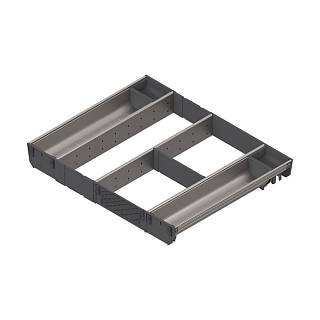 ORGA-LINE wkład kombi,  do szuflady TANDEMBOX,  dł. NL=450 mm,  szer. korpusu KB=600 mm,  inox (ZSI.60VUI4) BLUM