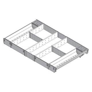 ORGA-LINE wkład kombi (cał. wypełnienie)do szuf.TANDEMBOXdł.NL=450 mm szer. korpusu KB=800 mm+inox*P/U: 1 (ZSI.80VUI4) BLUM