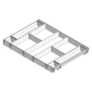 ORGA-LINE wkład kombi (cał. wypełnienie)do szuf.TANDEMBOXdł.NL=500 mm szer. korpusu KB=800 mm+inox*P/U: 1 (ZSI.80VUI6) BLUM