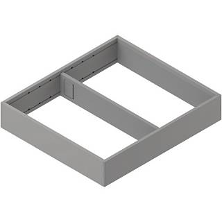 AMBIA-LINE  ramki do szuflady standardowej,  do LEGRABOX/MERIVOBOX,  stal,      od dł.=270 mm,  szerokość=242 mm+szary indium mat*P/U: 1 (ZC7S300RSU)   BL