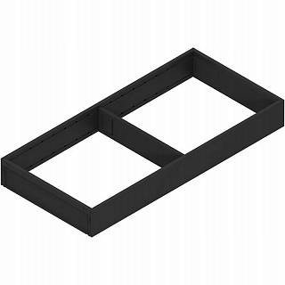 AMBIA-LINE  ramki do szuflady standardowej,  do LEGRABOX/MERIVOBOX,  stal,      dł.=450 mm,  szerokość=200 mm+czarny mat*P/U: 1 (ZC7S450RS2)   BLUM