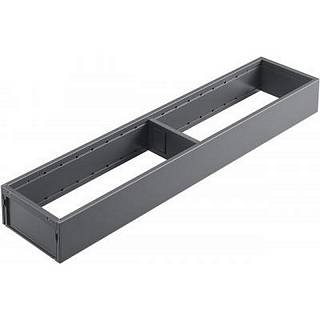 AMBIA-LINE  ramki do szuflady standardowej,  do LEGRABOX/MERIVOBOX,  stal,      dł.=500 mm,  szerokość=100 mm+szary indium mat*P/U: 1 (ZC7S500RS1)   BLUM