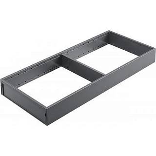 AMBIA-LINE  ramki do szuflady standardowej,  do LEGRABOX/MERIVOBOX,  stal,      dł.=450 mm,  szerokość=200 mm+szary indium mat*P/U: 1 (ZC7S450RS2)   BLUM