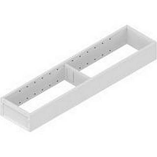 AMBIA-LINE  ramki do szuflady standardowej,  do LEGRABOX/MERIVOBOX,  stal,      dł.=550 mm,  szerokość=100 mm+jedwabiście biały mat*P/U: 1 (ZC7S550RS1)