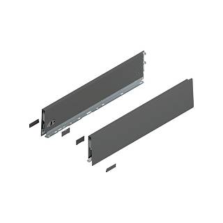 Bok MERIVOBOX,  wysokość K (129 mm),  dł.=550 mm,  lewy/prawy+antracyt     mat*P/U: 1/5 (470K5502S)   BLUM