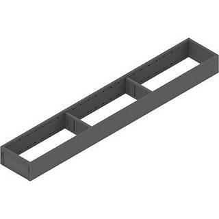 AMBIA-LINE  ramki do szuflady standardowej,  do LEGRABOX/MERIVOBOX,  stal,      dł.=650 mm,  szerokość=100 mm+antracyt mat*P/U: 1 (ZC7S650RS1)   BLUM
