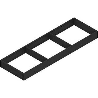 AMBIA-LINE  ramki do szuflady standardowej,  do LEGRABOX/MERIVOBOX,  stal,      dł.=650 mm,  szerokość=200 mm+czarny mat*P/U: 1 (ZC7S650RS2)   BLUM