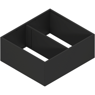 AMBIA-LINE rama,  do LEGRABOX/MERIVOBOX szuflady z wysokim frontem,  stal,      od dł.=270 mm,  szerokość=242 mm+czarny mat*P/U: 1 (ZC7F300RSU)   BLUM