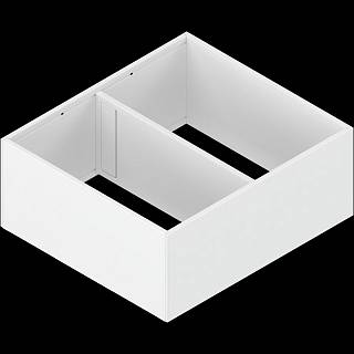 AMBIA-LINE rama do LEGRABOX/MERIVOBOX,  szuflada z wysokim frontem,  stal,  dł.=270 mm,  szer.=242 mm (ZC7F300RSU) BLUM