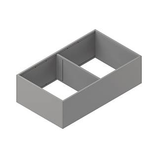AMBIA-LINE rama,  do LEGRABOX/MERIVOBOX szuflady z wysokim frontem,  stal,  od dł.=400 mm,  szerokość=218 mm+szary indium mat*P/U: 1 (ZC7F400RSP) BLUM