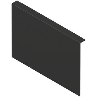 AMBIA-LINE adapter ramy ścianki tylnej do płyt wiór.,  LEGRABOX/MERIVOBOX C,  wys.=147, 5 mm,  dł.= 241.5 mm stal+czarny mat*P/U: 12 (ZC7A0P0C) BLUM